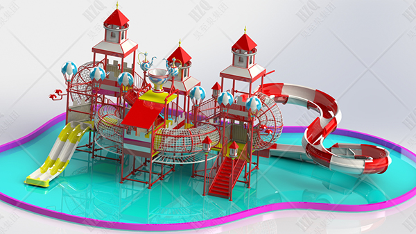 原創(chuàng)英倫水屋(7)-兒童水屋系列-昊至泉水上樂(lè)園設(shè)備研發(fā)